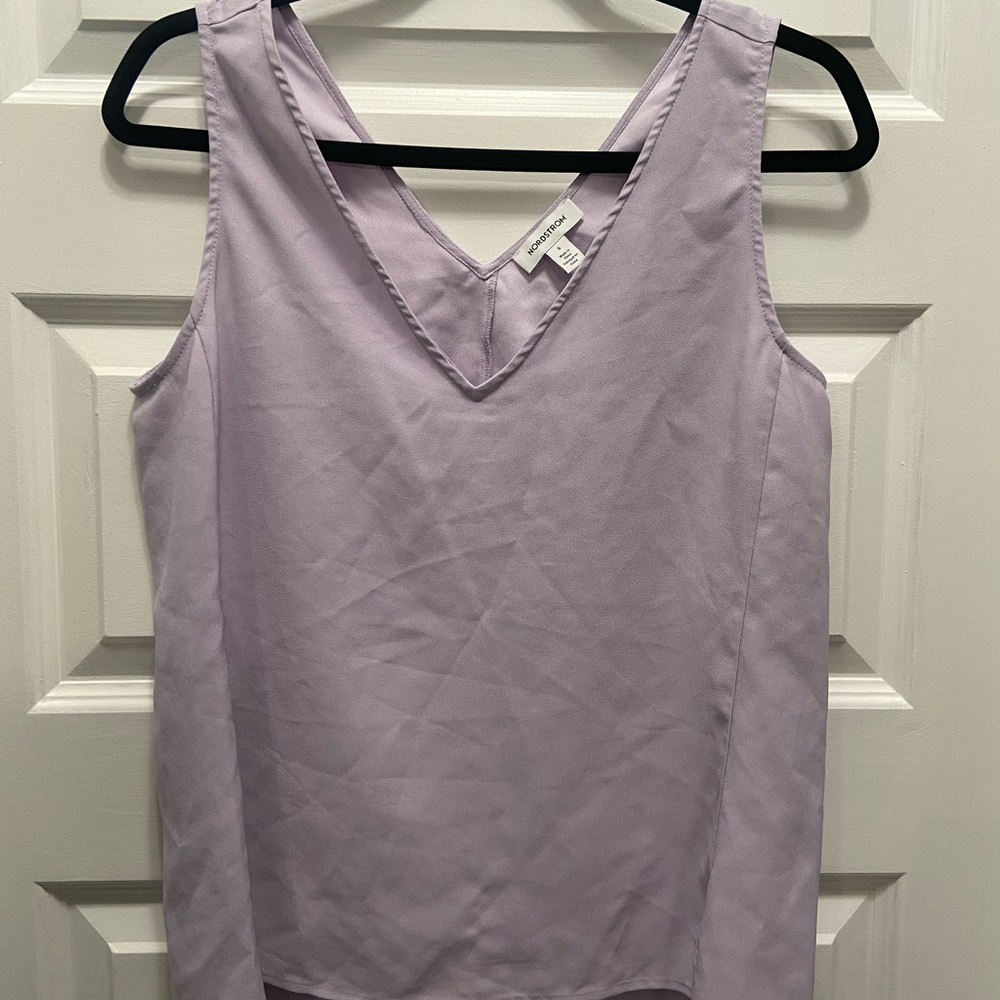 Nordstrom Lavender V-Neck Camisole
